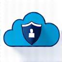 Icon representing cloud security management